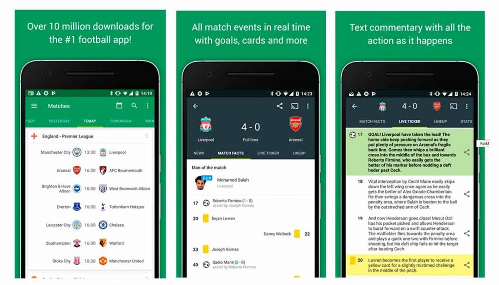 FotMob - Notícias de futebol e resultados 2 - Apps de resultados de futebol - Blog - Gadget Hub em Lisboa